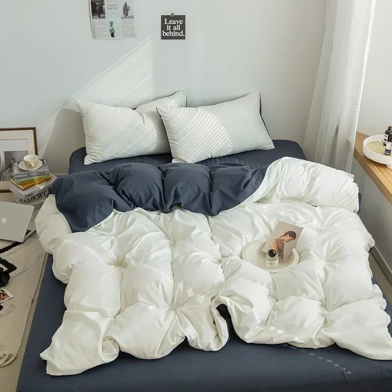 Nordic Bedding Set with Duvet Cover, Bed Sheet & Pillowcase - Casatrail.com