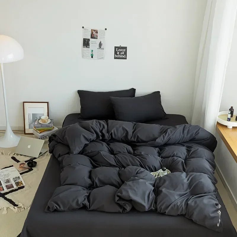 Nordic Bedding Set with Duvet Cover, Bed Sheet & Pillowcase - Casatrail.com