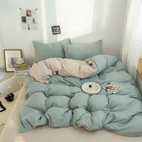 Thumbnail for Nordic Bedding Set with Duvet Cover, Bed Sheet & Pillowcase - Casatrail.com