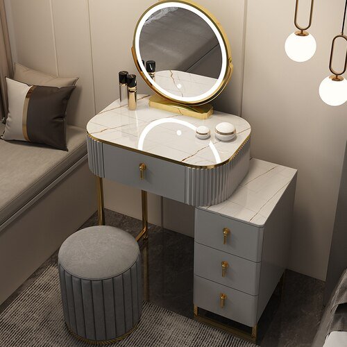 Nordic Bedroom Dressing Table - Minimalist Classic Design - Casatrail.com