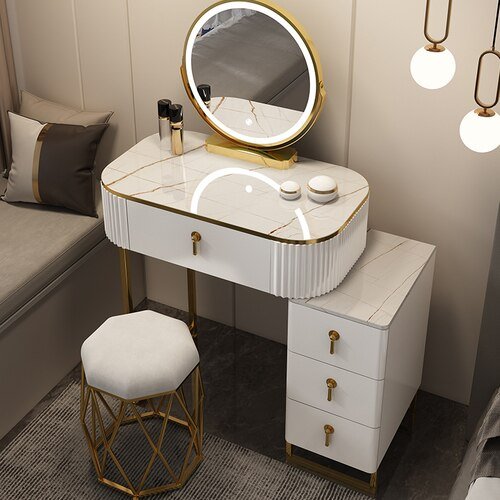 Nordic Bedroom Dressing Table - Minimalist Classic Design - Casatrail.com