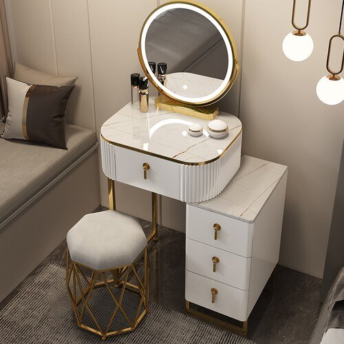 Nordic Bedroom Dressing Table - Minimalist Classic Design - Casatrail.com