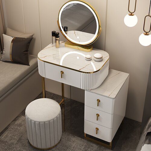 Nordic Bedroom Dressing Table - Minimalist Classic Design - Casatrail.com