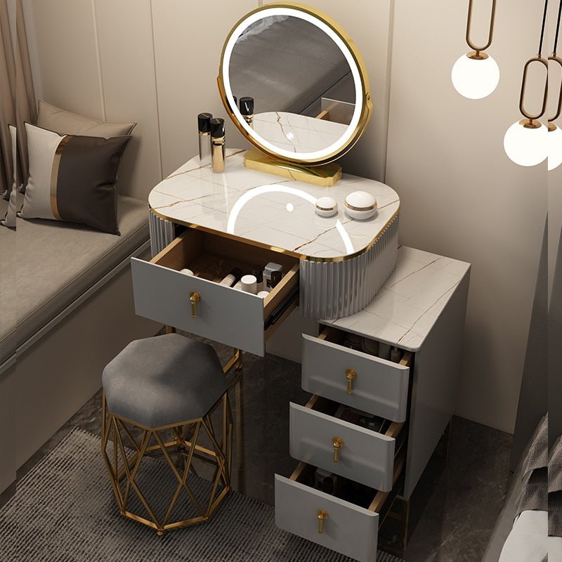 Nordic Bedroom Dressing Table - Minimalist Classic Design - Casatrail.com