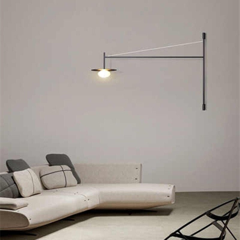 Nordic Black Swing Arm Wall Lamp - Casatrail.com