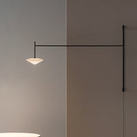 Thumbnail for Nordic Black Swing Arm Wall Lamp - Casatrail.com
