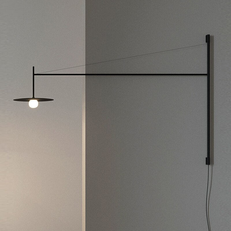 Nordic Black Swing Arm Wall Lamp - Casatrail.com