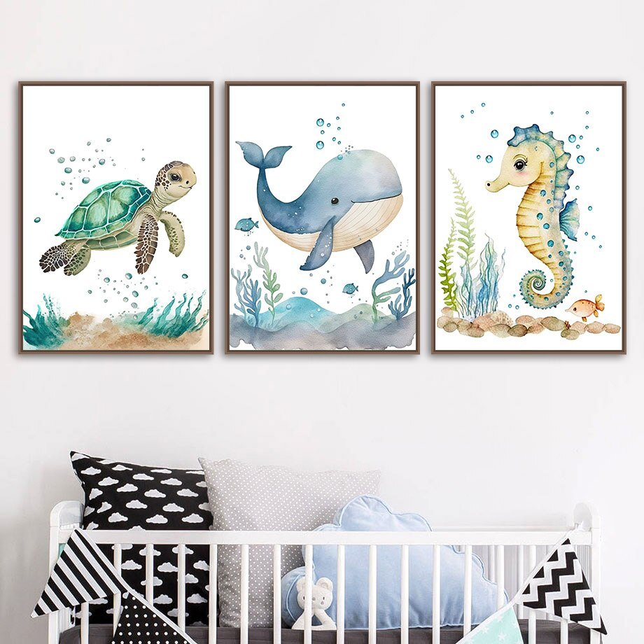 Nordic Canvas Nursery Wall Art - Casatrail.com