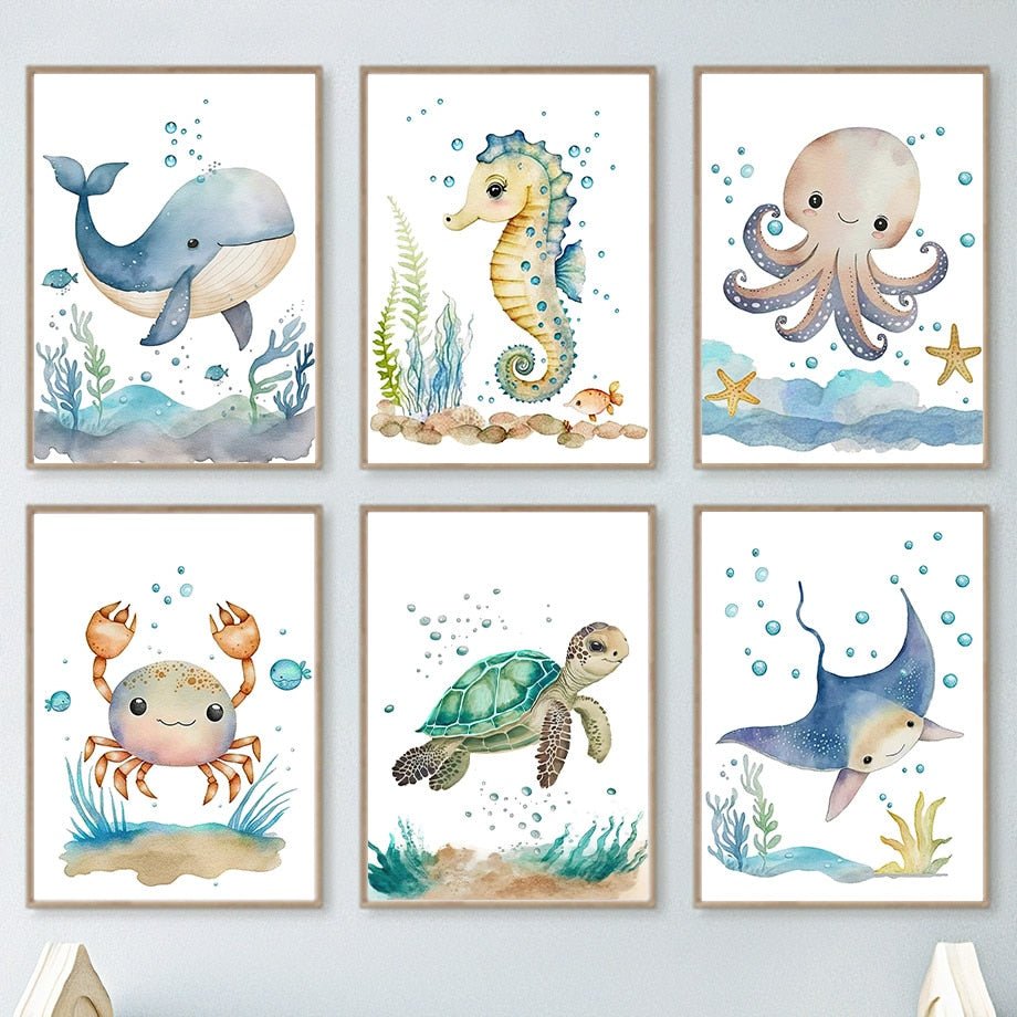 Nordic Canvas Nursery Wall Art - Casatrail.com