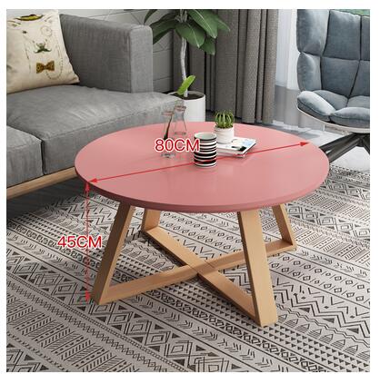 Nordic Casual Small Round Coffee Table - Casatrail.com