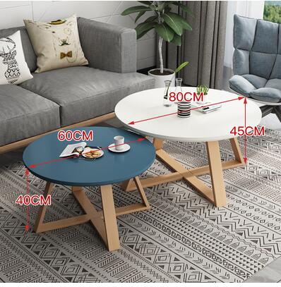 Nordic Casual Small Round Coffee Table - Casatrail.com