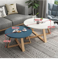 Thumbnail for Nordic Casual Small Round Coffee Table - Casatrail.com