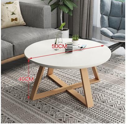 Nordic Casual Small Round Coffee Table - Casatrail.com