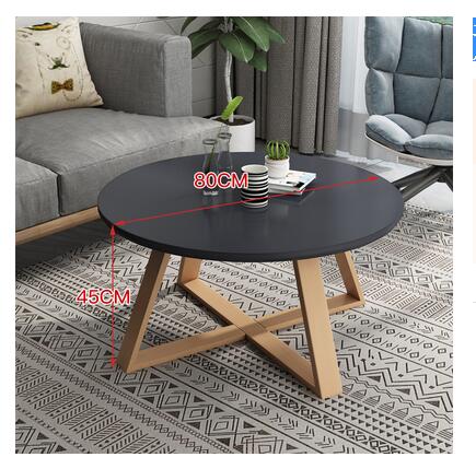 Nordic Casual Small Round Coffee Table - Casatrail.com