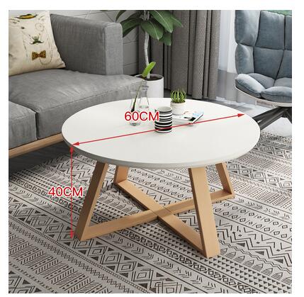 Nordic Casual Small Round Coffee Table - Casatrail.com