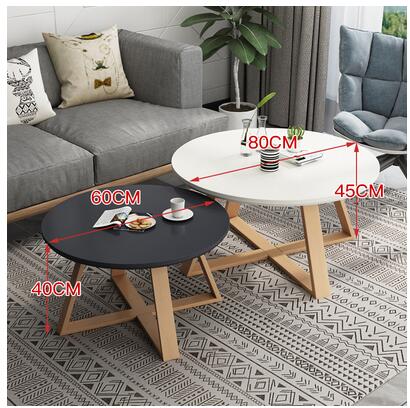 Nordic Casual Small Round Coffee Table - Casatrail.com