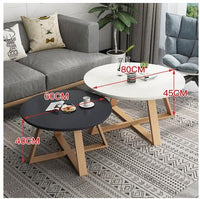 Thumbnail for Nordic Casual Small Round Coffee Table - Casatrail.com