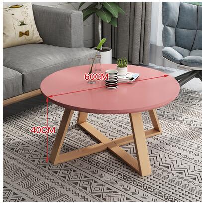 Nordic Casual Small Round Coffee Table - Casatrail.com