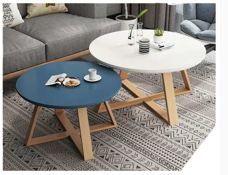 Nordic Casual Small Round Coffee Table - Casatrail.com