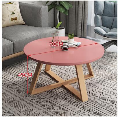 Nordic Casual Small Round Coffee Table - Casatrail.com