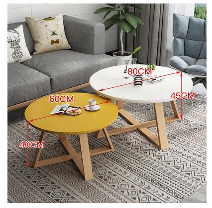 Nordic Casual Small Round Coffee Table - Casatrail.com