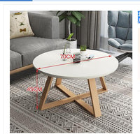 Thumbnail for Nordic Casual Small Round Coffee Table - Casatrail.com