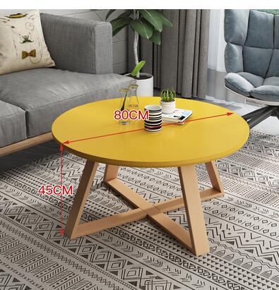 Nordic Casual Small Round Coffee Table - Casatrail.com