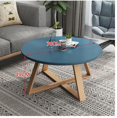 Nordic Casual Small Round Coffee Table - Casatrail.com