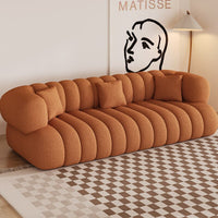 Thumbnail for Nordic Cloud Puff Floor Loveseat for Living Room - Casatrail.com