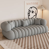 Thumbnail for Nordic Cloud Puff Floor Loveseat for Living Room - Casatrail.com