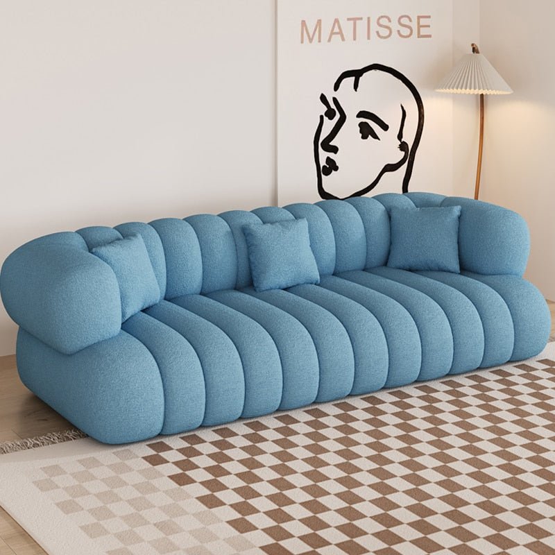 Nordic Cloud Puff Floor Loveseat for Living Room - Casatrail.com