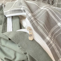 Thumbnail for Nordic Cotton Bedding Set with Duvet Cover, Pillowcase & Bed Sheet - Casatrail.com