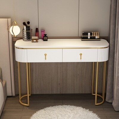 Nordic Dressing Table - Luxury Comfortable Storage Organizer - Casatrail.com