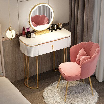 Nordic Dressing Table - Luxury Comfortable Storage Organizer - Casatrail.com