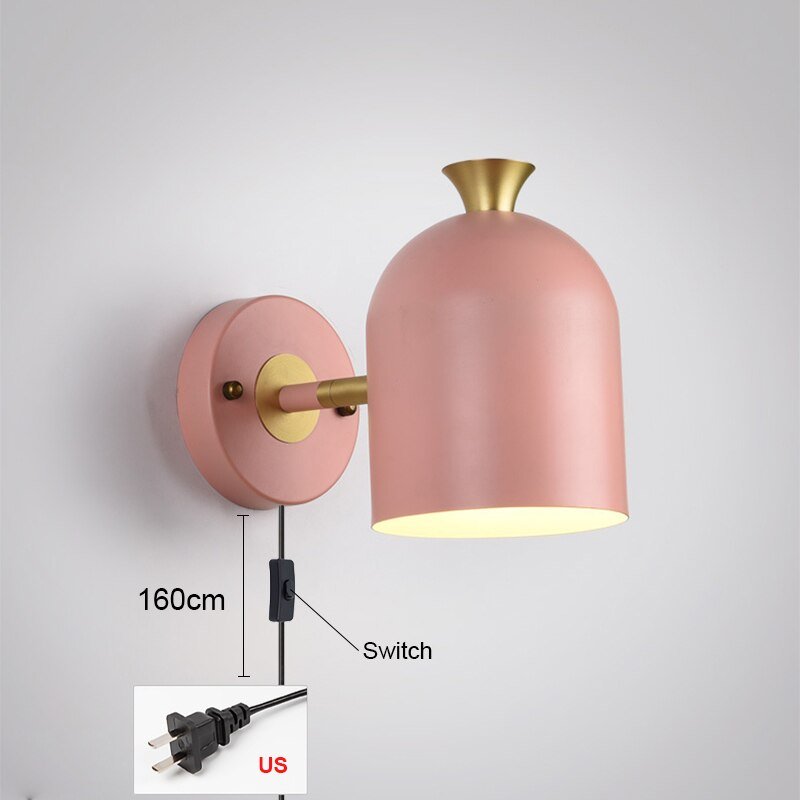 Nordic E27 LED Wall Lamp for Bedrooms and Restaurants - Casatrail.com