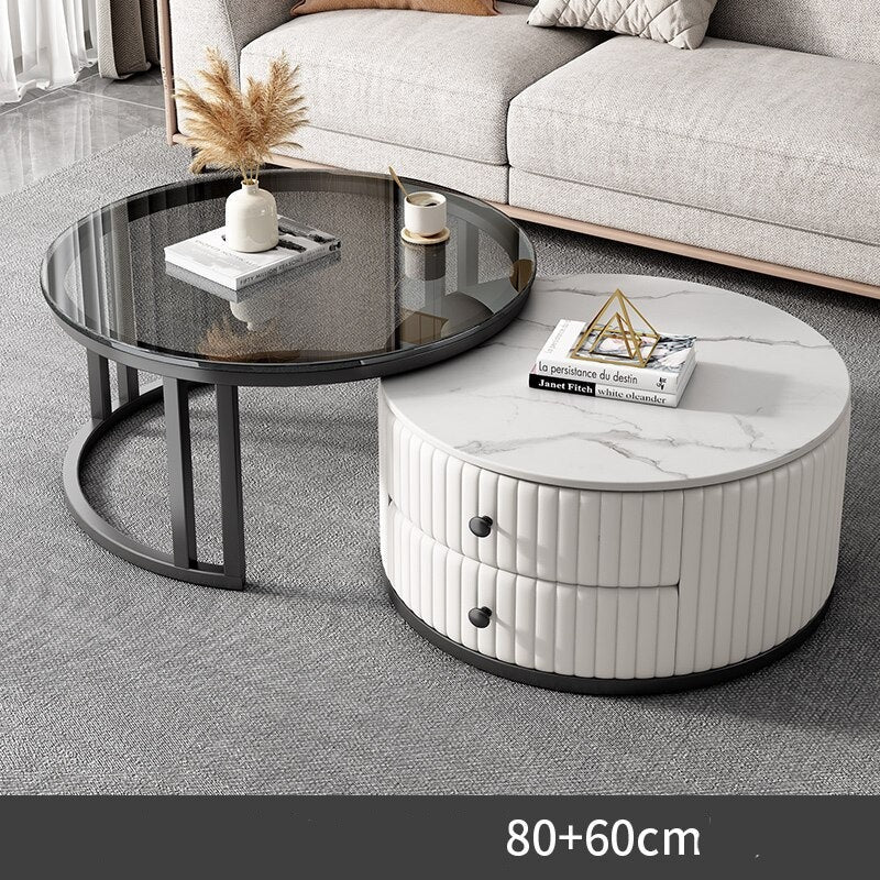 Nordic Glass Coffee Table - Casatrail.com