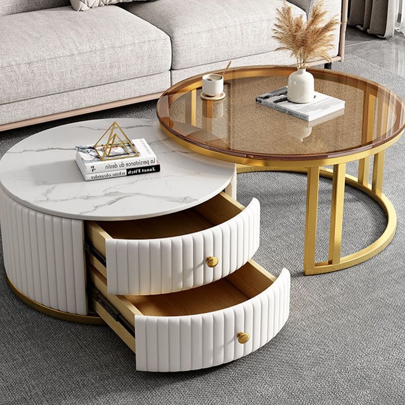 Nordic Glass Coffee Table - Casatrail.com