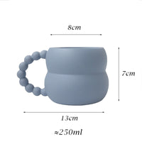 Thumbnail for Nordic Home Decor Handmade Ceramic Coffee Mug 250ml - Casatrail.com