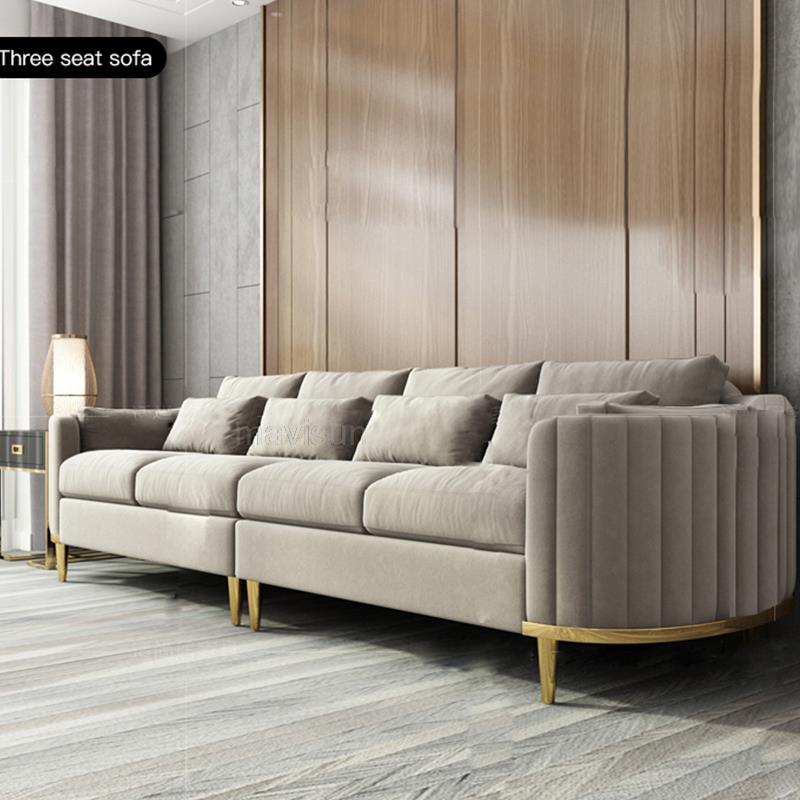 Nordic Hotel Household Sectional Fabric Sofa - Casatrail.com