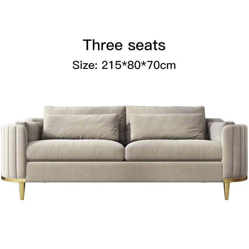 Nordic Hotel Household Sectional Fabric Sofa - Casatrail.com