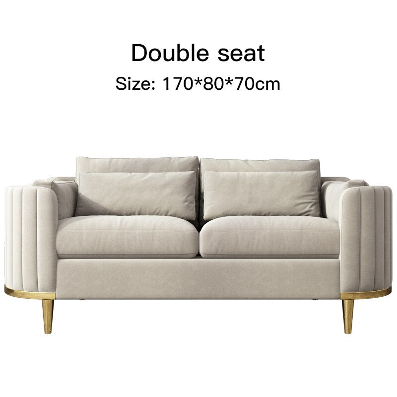 Nordic Hotel Household Sectional Fabric Sofa - Casatrail.com