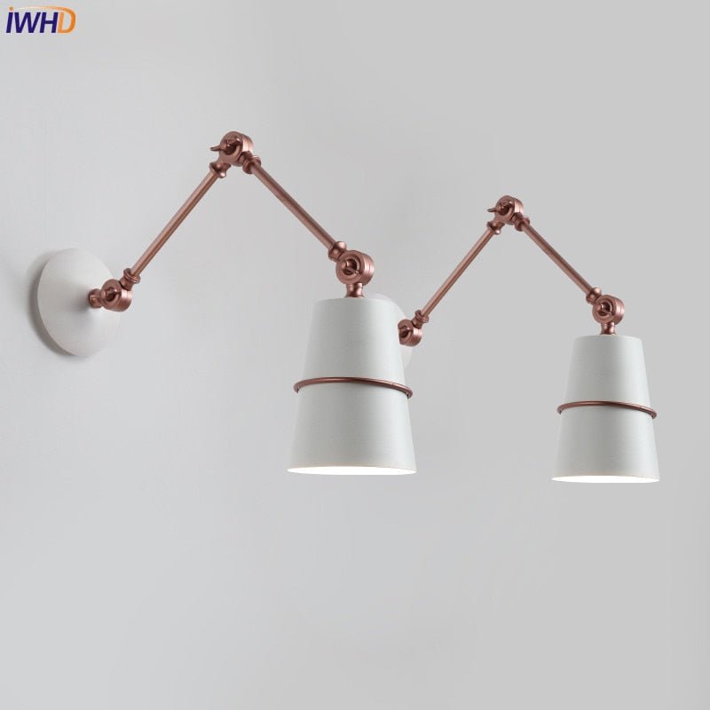 Nordic Iron Swing Long Arm Wall Light - Casatrail.com