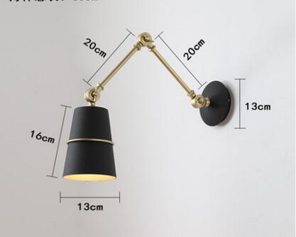 Nordic Iron Swing Long Arm Wall Light - Casatrail.com