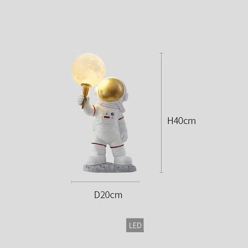 Nordic LED Astronaut Wall Light for Children's Rooms - Casatrail.com