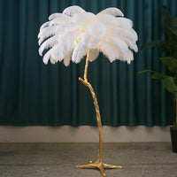 Thumbnail for Nordic LED Floor and Table Lamp with Feather Design - Casatrail.com