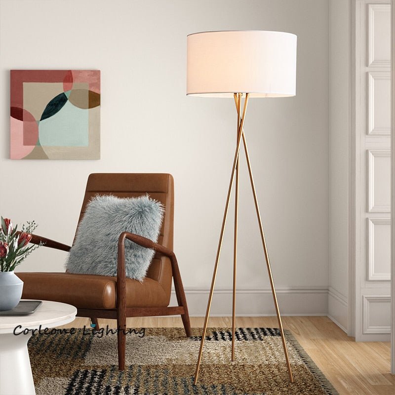 Nordic LED Floor/Table Lamp with Stylish E27 Bulb - Casatrail.com