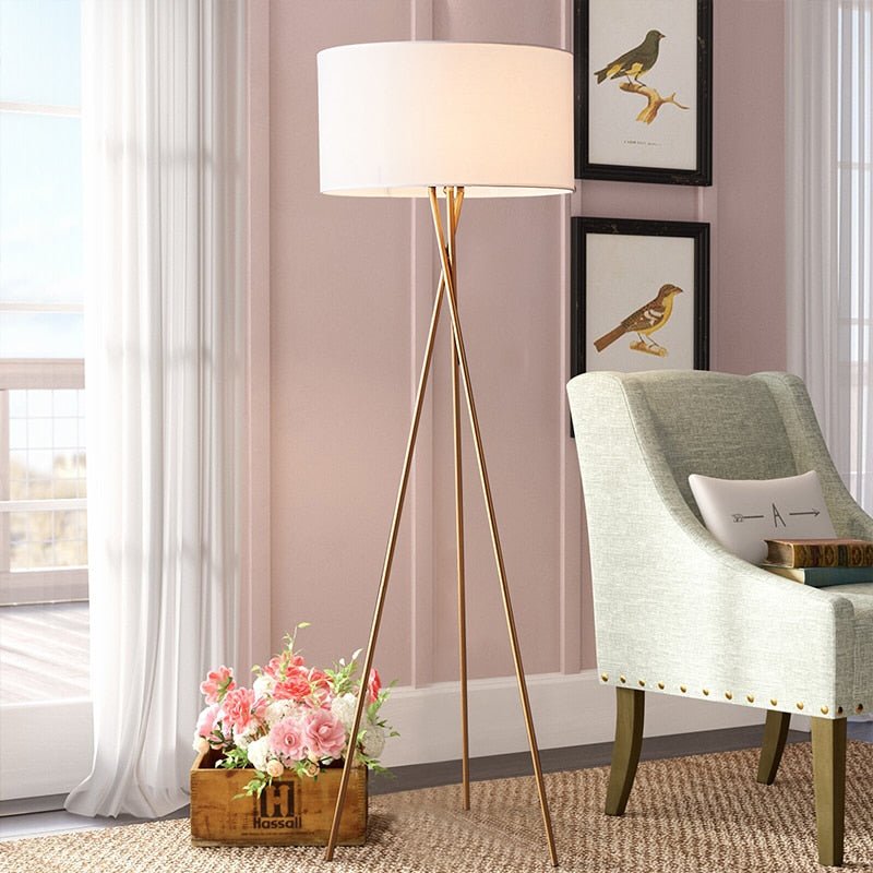 Nordic LED Floor/Table Lamp with Stylish E27 Bulb - Casatrail.com