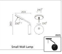 Thumbnail for Nordic LED Wall Lamp for Stylish Bedroom Lighting - Casatrail.com
