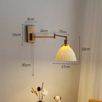 Thumbnail for Nordic LED Wall Sconce with Pull Chain - Casatrail.com