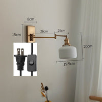 Thumbnail for Nordic LED Wall Sconce with Pull Chain - Casatrail.com